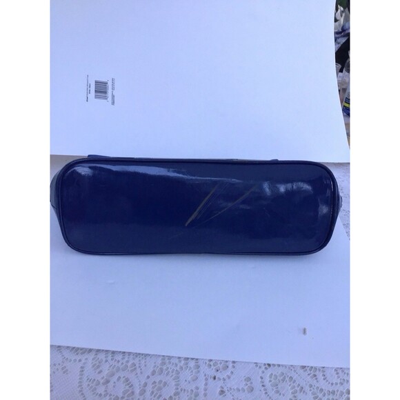 Ann Taylor Satchel, Blue,2 Pockets Zip Outside,3 Inside,plus Coin Purse - Picture 5 of 5